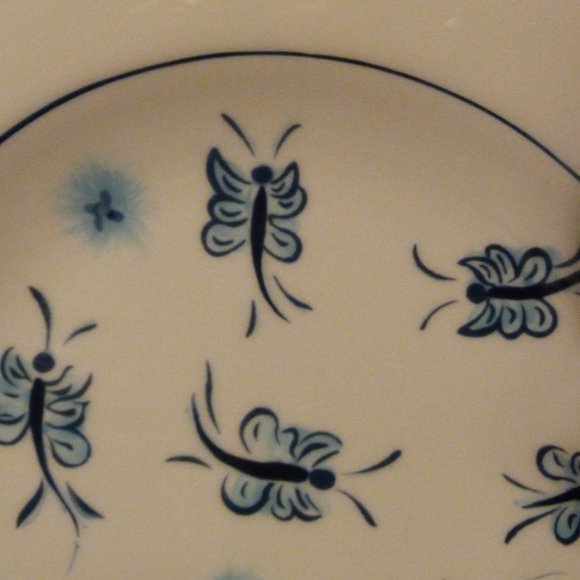 Paula Deen At Home Simply Savannah 2 Pcs Handpainted Dinner Plate & Salad Plate - Picture 9 of 14